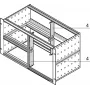 SCHROFF 64560010 material de montagem 19 polegadas - acessório para rack (64560010)