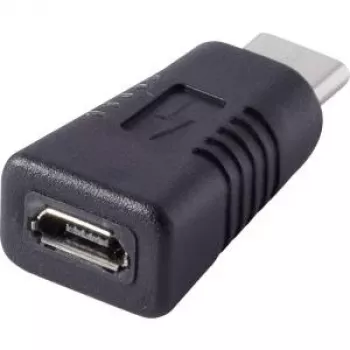 Adaptador USB 2.0 Renkforce 29212C85 — 1x USB-C para USB-A / 1x conector Micro-B