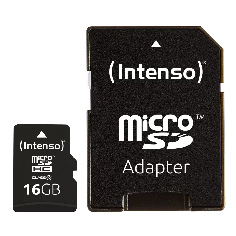 MEMÓRIA MICRO SDHC 16GB C10/COM ADAPTADOR 3413470 INTENSO