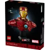 LEGO Conjunto de construção Marvel Super Heroes Iron Man MK4 Modelo 3D, 436 peças, inclui 1 minifigura, para 18+