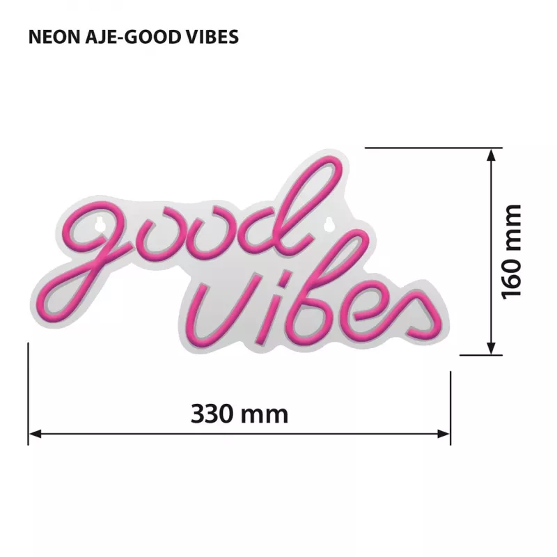 Letreiro de néon LED Activejet AJE-NEON VIBES