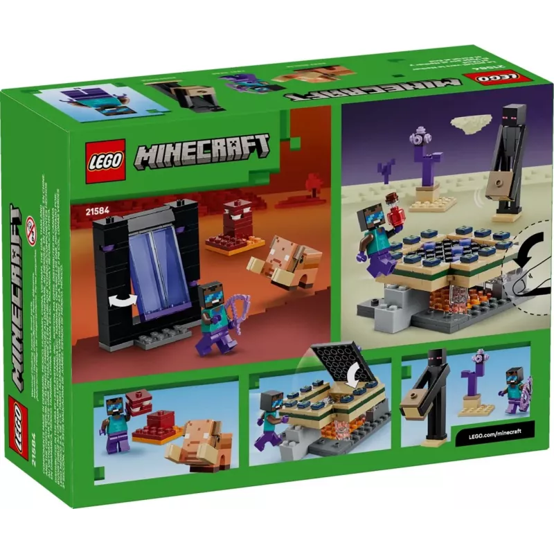 LEGO MINECRAFT 21584 Viagem pelo portal do Nether e do End