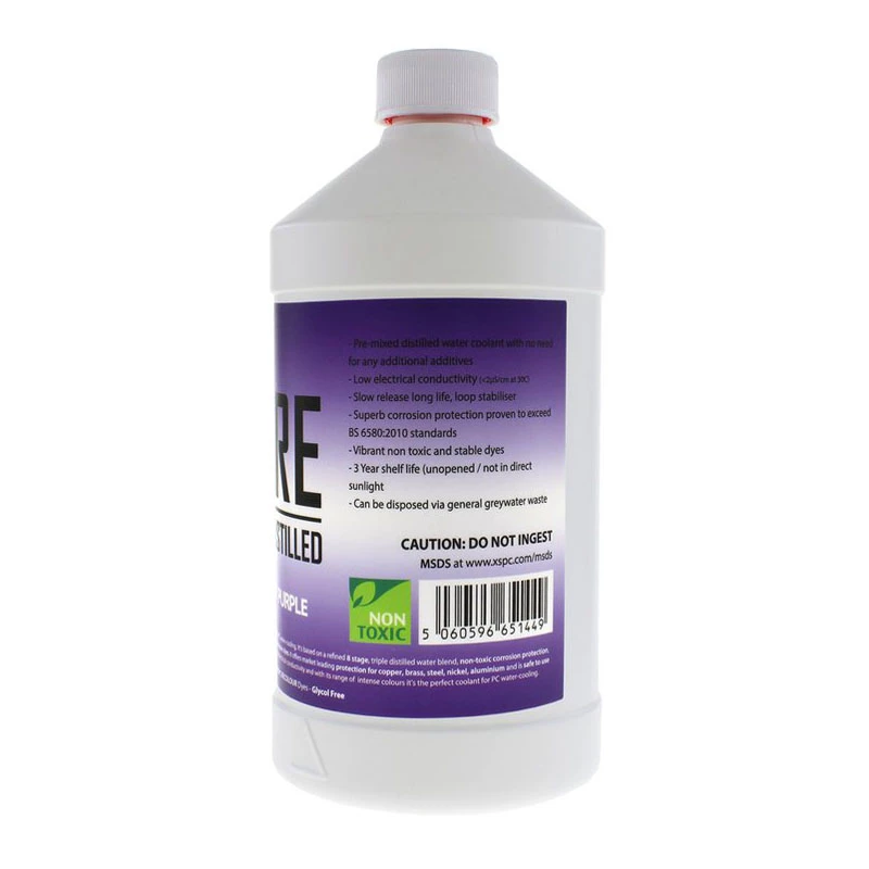 Líquido de refrigeração XSPC Pure Coolant 1 L – violeta reativo a UV