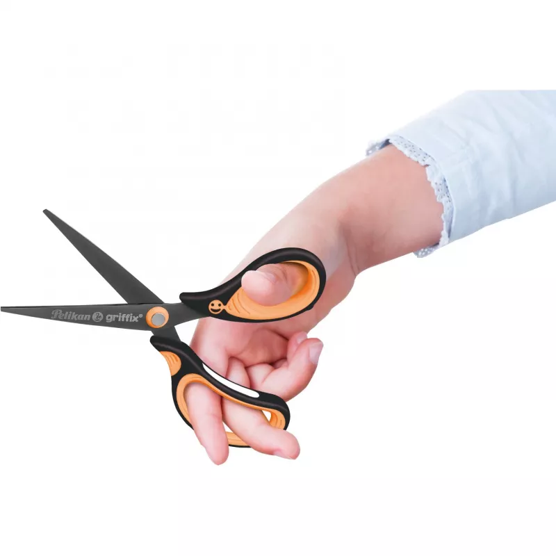 Pelikan Griffix Universal corte reto preto laranja Adulto unid. 819060