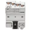 Interruptor seccionador DC Qoltec 52611 com função de bloqueio | interruptor principal | 1200 V | 32 A | 8 kV | 4P