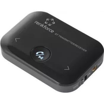 Renkforce RF-BTR-150 transmissor/receptor de música Bluetooth® versão Bluetooth: 5.0 8 m bateria integrada (RF-5087932)