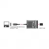 Leitor de cartões DeLOCK 91741 USB 3.2 Gen 1 Type-C preto cinzento