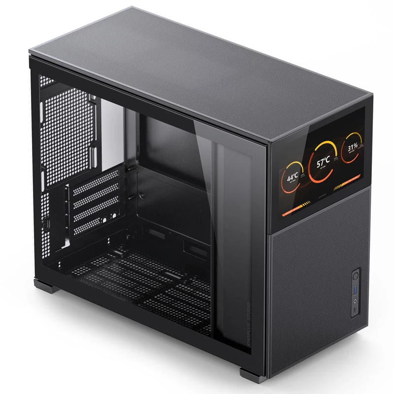 Caixa Jonsbo D31 MESH Screen Micro-ATX, vidro temperado - preto