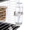 Gaiola FERPLAST Casita 100 para coelhos e porquinhos-da-índia, metal/plástico, 960×570×560 mm, taupe/branca