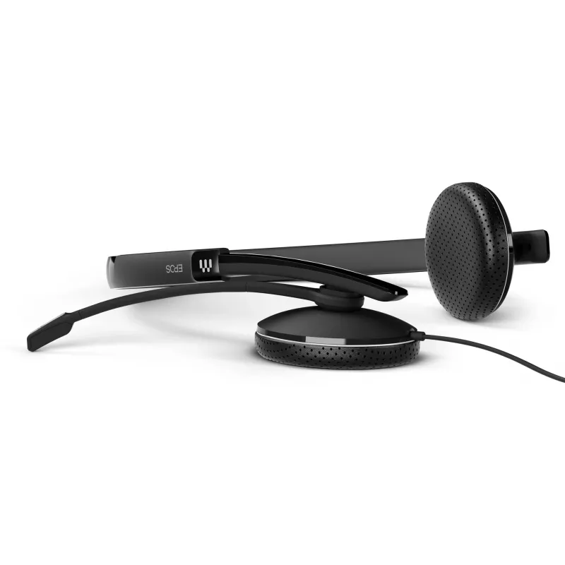 Headset EPOS ADAPT 165T USB II com fios, arco de cabeça, escritório/call center, USB Type-A, preto
