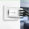Carregador everActive SQ-655Q 65W, 1×USB-A + 2×USB-C carregamento rápido