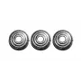 Cabeças de corte de substituição para máquinas de barbear BLAUPUNKT compatíveis com MSR701 / MSR801