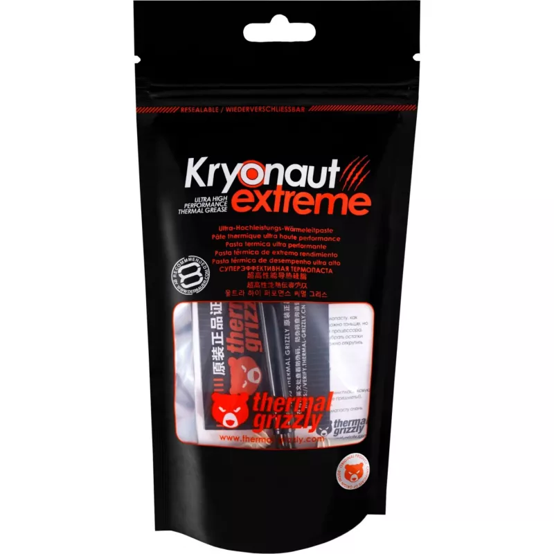 Pasta térmica Thermal Grizzly TG-KE-002-R, 2 g, óxido de alumínio, preto