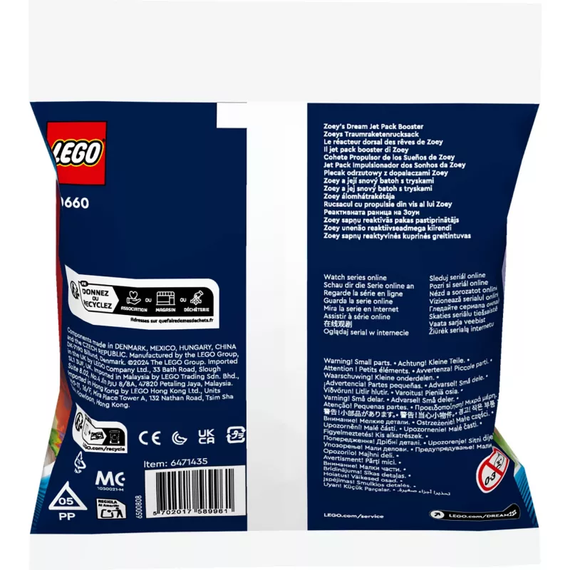 Bricks DREAMZzz 30660 reforço do jato de sonho da Zoey