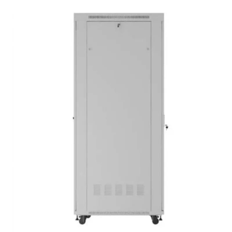 Armário rack 19 polegadas LANBERG FF01-8047-23SL 47U 800x1200 mm cinzento portas perfuradas