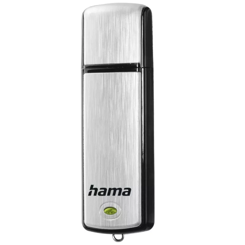 Pen drive Hama Fancy 64 GB USB Type-A 2.0 preto, prateado