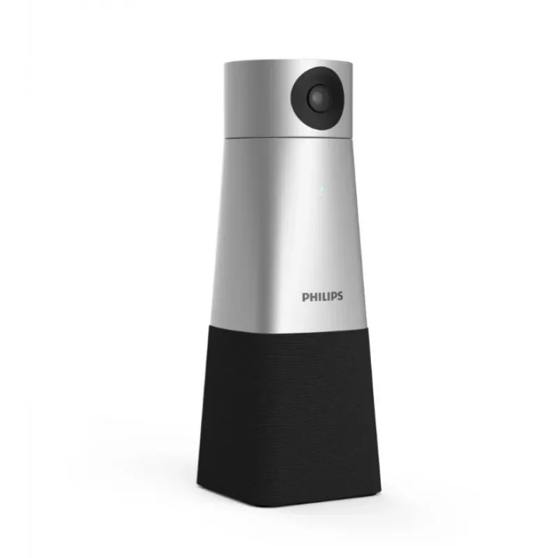 Philips PSE0550 SmartMeeting câmara portátil 4K para videoconferência com microfone integrado, 30 fps, USB, preto/prateado