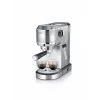 Máquina de café expresso SEVERIN Newspresa KA 5997 — semiautomática, depósito de água de 1 l, 1350 W, café moído, preto/aço inoxidável escovado/cromado