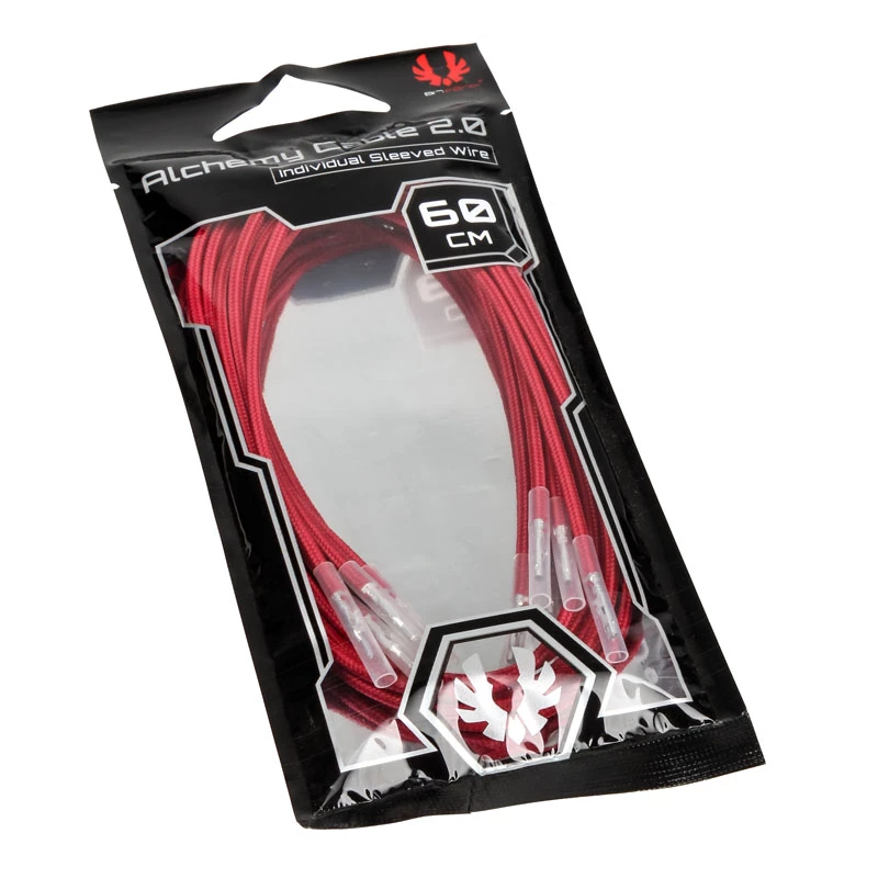 Cabo para fonte de alimentação BitFenix Alchemy 2.0, 5x 60 cm, vermelho