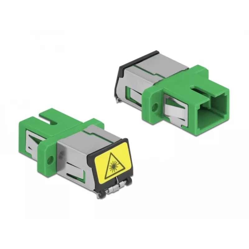 Acoplador de fibra ótica DeLOCK 86887 SC Simplex fêmea para SC Simplex fêmea