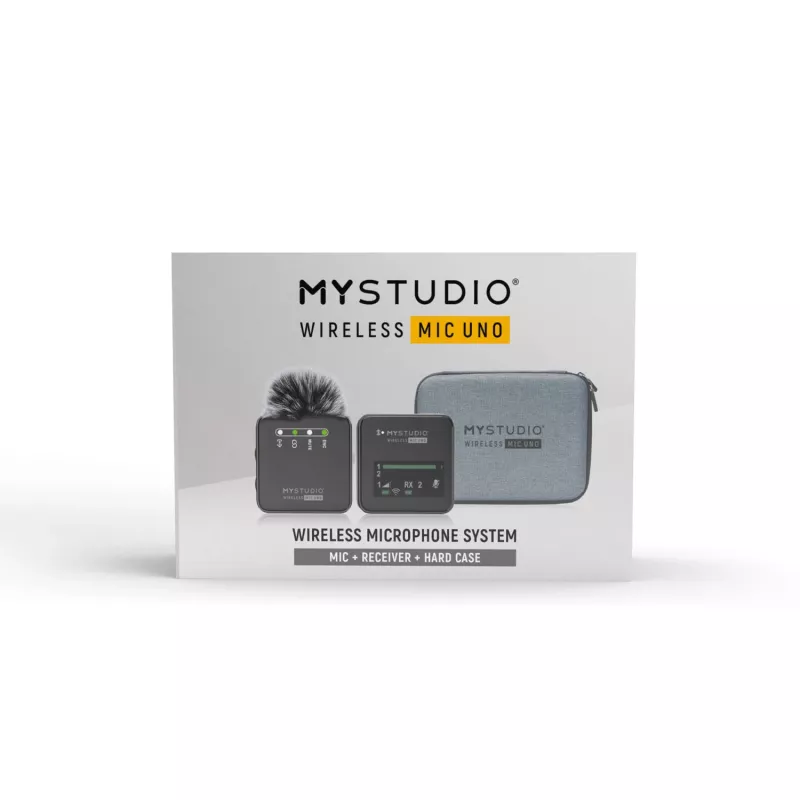 Microfone Easypix MyStudio Wireless Mic Uno 62023