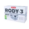 Gaiola ZOLUX RODY3 SOLO branca — habitat compacto individual para hamsters, metal/plástico, 410×280×270 mm
