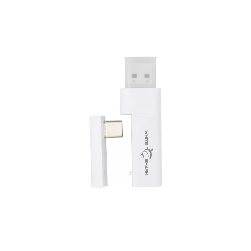 Auscultadores White Shark WGH-2444 Firecrest branco