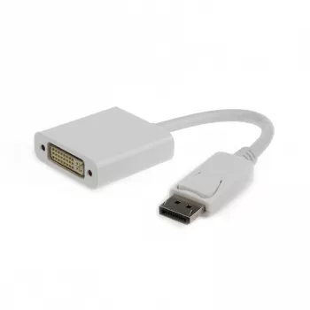 Adaptador de vídeo GEMBIRD DisplayPort para DVI 0,1 m, branco