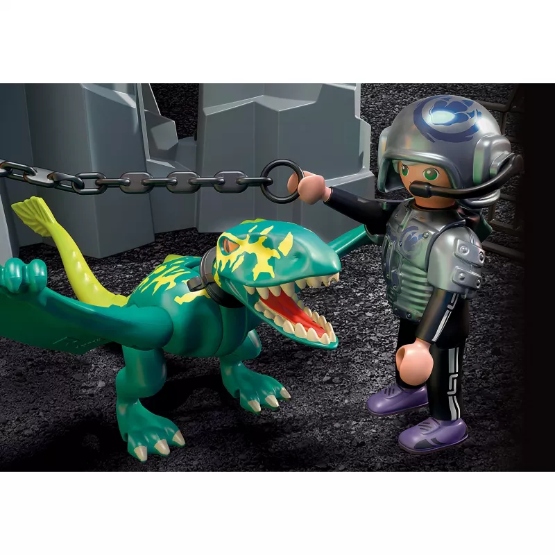 Playmobil - #70925 Dino Rise Dino Mine Conjunto de construção 386 peças - Multicolorido
