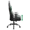 Cadeira de escritório Subsonic SA5609-H2 assento acolchoado encosto acolchoado preto vermelho