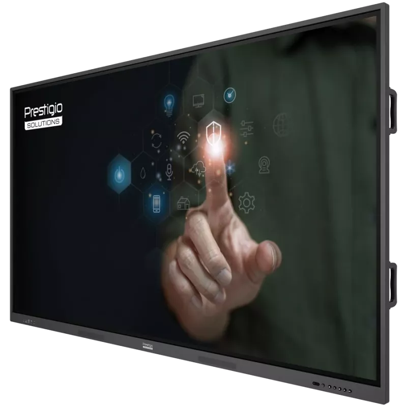 Computador Prestigio Multiboard 65 polegadas Light Series UHD 4K Android 13 Dual Wi-Fi 40TP Touch-Pen PSMB000L655