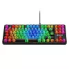 Teclado Gaming mecânico Sharkoon Crystal Shark preto DE com iluminação RGB