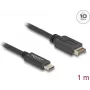 Cabo USB DeLOCK USB Type-E Key A 20 pinos ficha para ficha USB Type-C 1 m