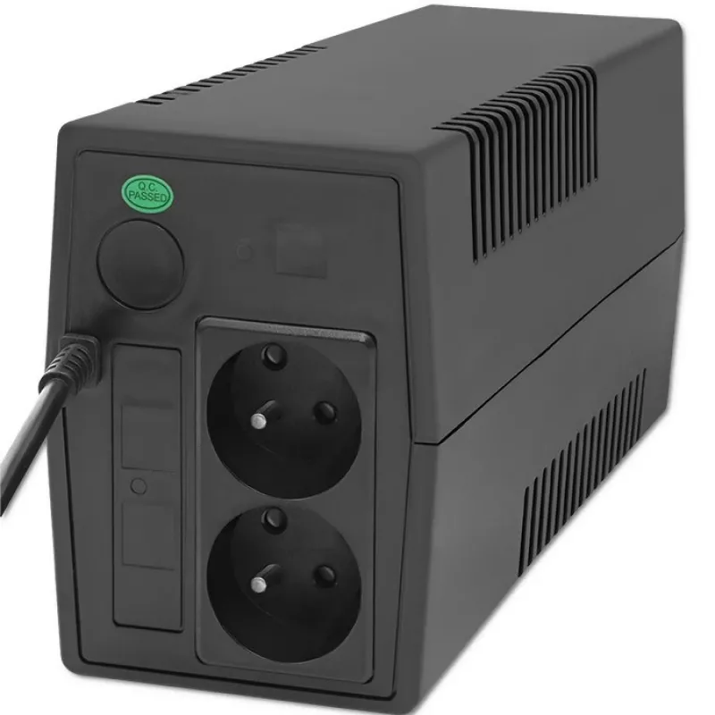 UPS Qoltec 53774 (fonte de alimentação ininterrupta) Line-Interactive 1 kVA 600 W 1 saída AC