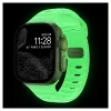 Pulseira Nomad Sport Band verde-clara de borracha — largura 21,5 mm, pulso 160–195 mm