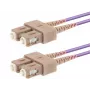 Cabo de fibra ótica LOGON AL5SCSC01I/4I OM4 1 m 2x SC–2x SC (rosa)
