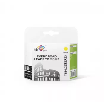 Tinta para Brother LC529/53 9 TBB-LC525XLY amarela