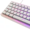 Teclado gaming mecânico TKL XTRFY K5 RGB – tenkeyless, transparente/branco