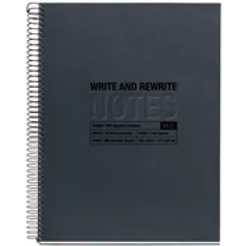 Caderno de escrita Miquelrius A604690 ECO Design A5 120 folhas preto