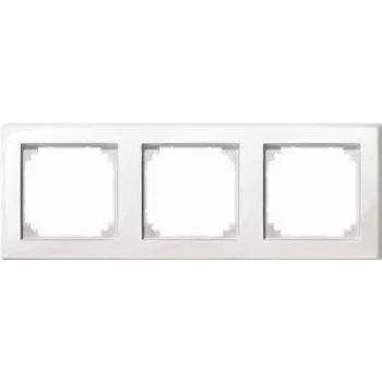 Merten M-Smart 478325 moldura 3 módulos, branco ativo