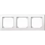 Merten M-Smart 478325 moldura de 3 módulos, branco ativo