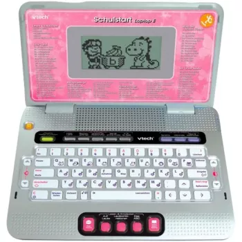 VTech Schulstart Laptop E, 6 anos, rosa VTech Schulstart Laptop E. Idade mínima recomendada: 6 anos, Idade máxima recomendada: 8 anos, cor do produto: rosa