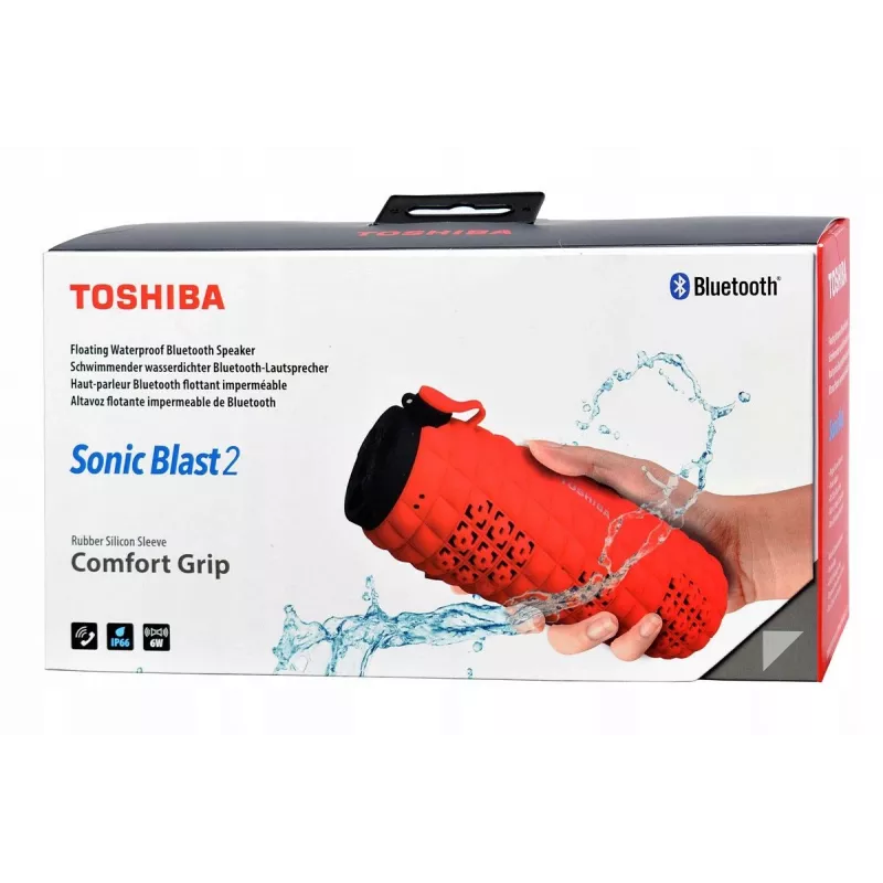 Altifalante portátil Toshiba Sonic Blast 2 TY-WSP80 vermelho