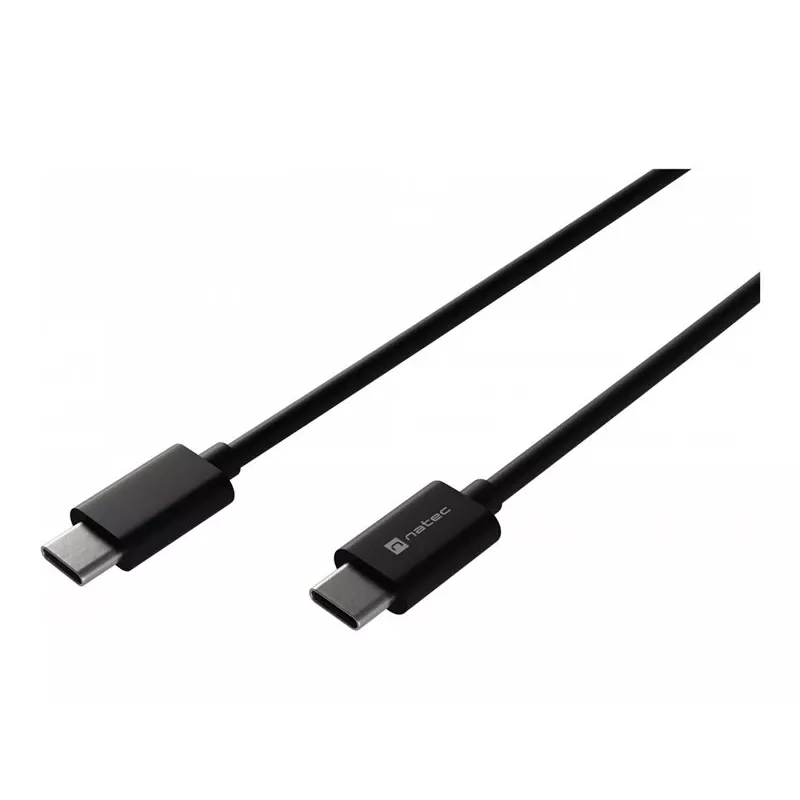 Cabo USB-C para USB-C NATEC NKA-2146, 1 m, preto