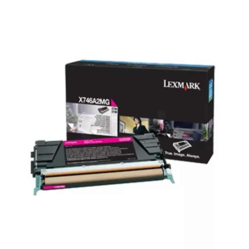 Lexmark X746A3MG - toner magenta - para X746de, X748de, X748dte