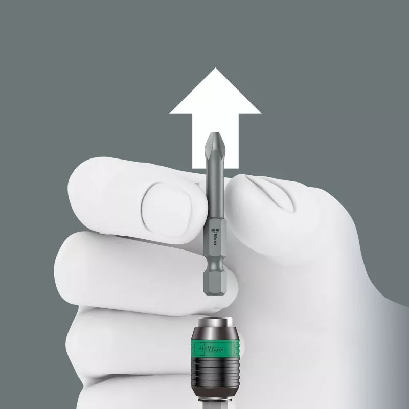 Chave de fendas com suporte de pontas Wera 816 R com encaixe rápido Rapidaptor