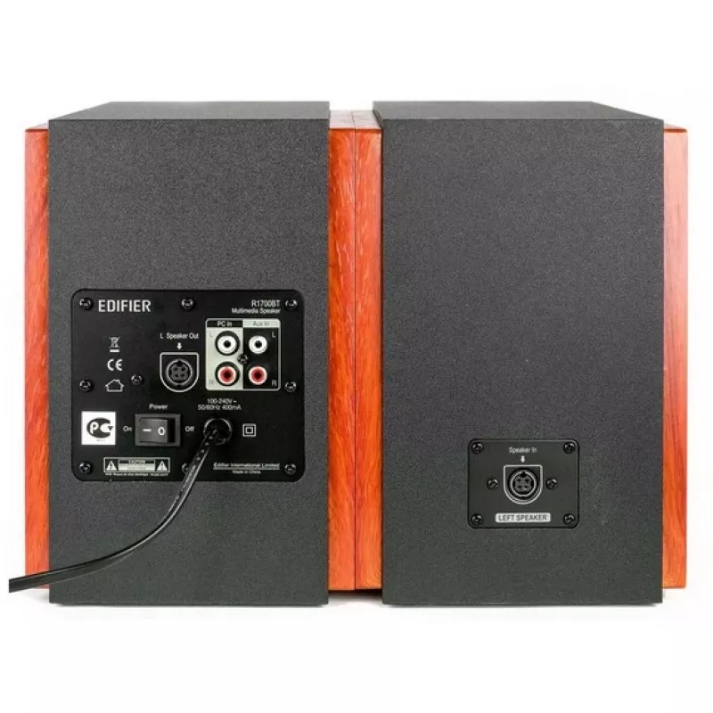 Edifier R1700BT - Altifalante - Estante - Sem Fios - Bluetooth - 66 Watt (Total) - Duas Vias - Preto (R1700BT Preto)