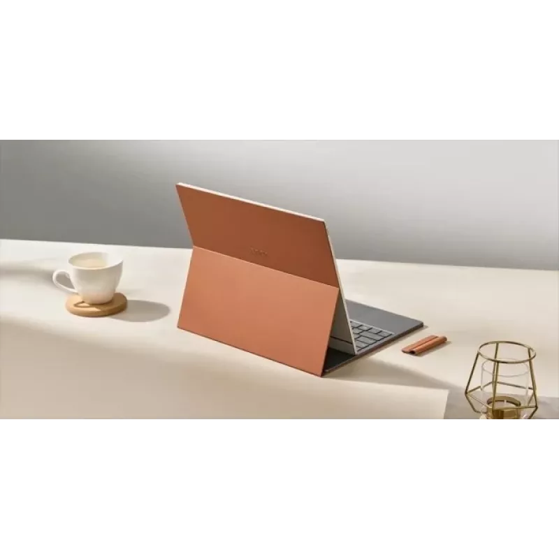 Estojo com teclado para Onyx Boox Note Max e Tab X C — película protetora castanha com teclado integrado