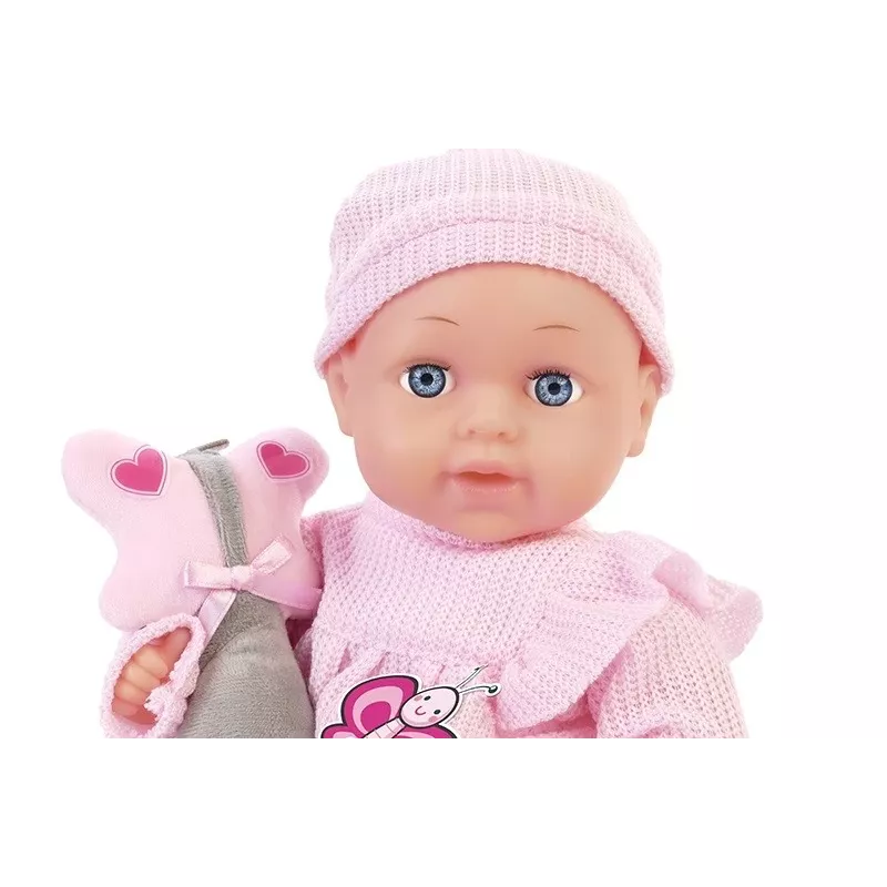 Boneca Artyk Natalia 33 cm com brinquedo - boneca bebé Artyk 33 cm com acessórios