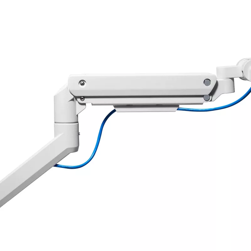 Suporte para monitor SILVERSTONE SST-ARM14 suporte VESA de altura ajustável para um monitor, prateado